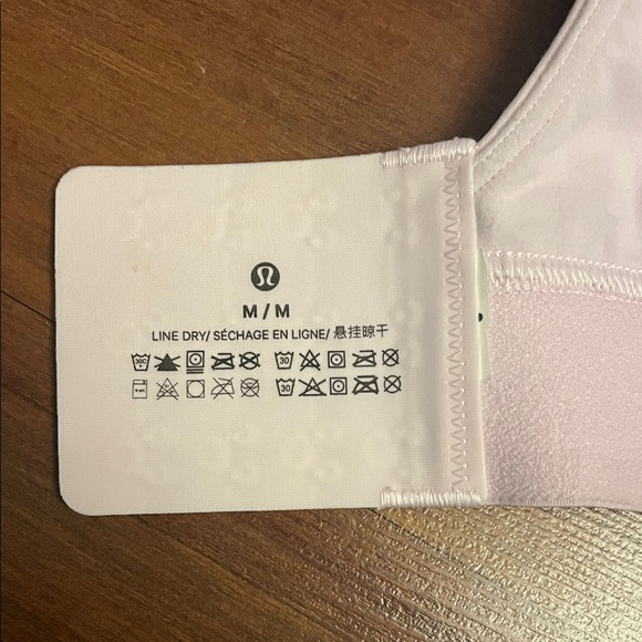 Lululemon Super-Soft Adjustable Recovery Pink Bra Medium - Picture 5 of 8